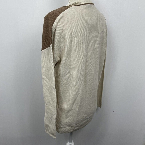 Madewell Kimball Pullover Sweater Knit Merino Wool Alpaca Womens Size S Tan NWT - Picture 5 of 12